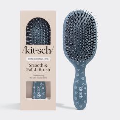 Coastal Blue Print Smooth & Polish Brush